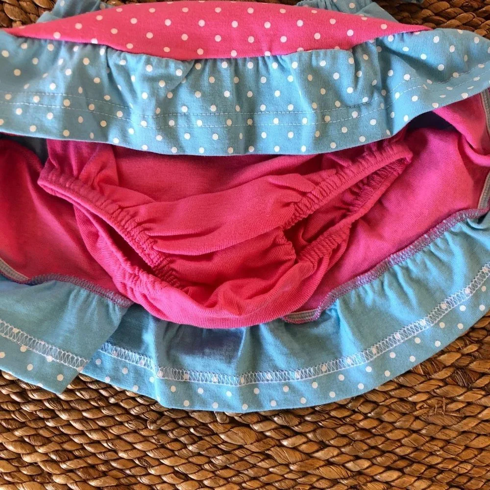 NWT 6 Month Mermaid 2 Pc Set Baby Girls Babies Infant Infants Mermaids Skirt Top